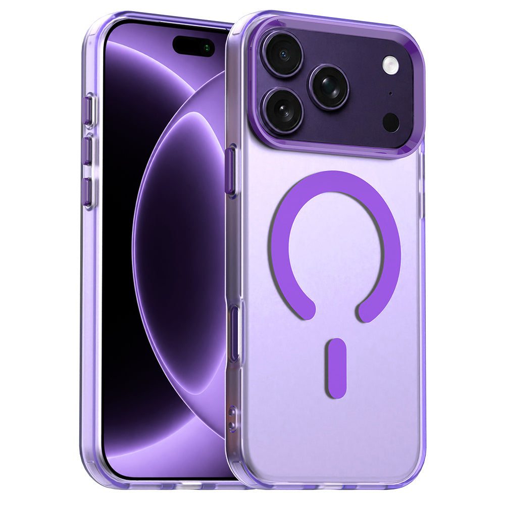 Funda MagSafe para Apple iPhone 18 Pro / 17 Pro, Techsuit, CandyCase, Morado