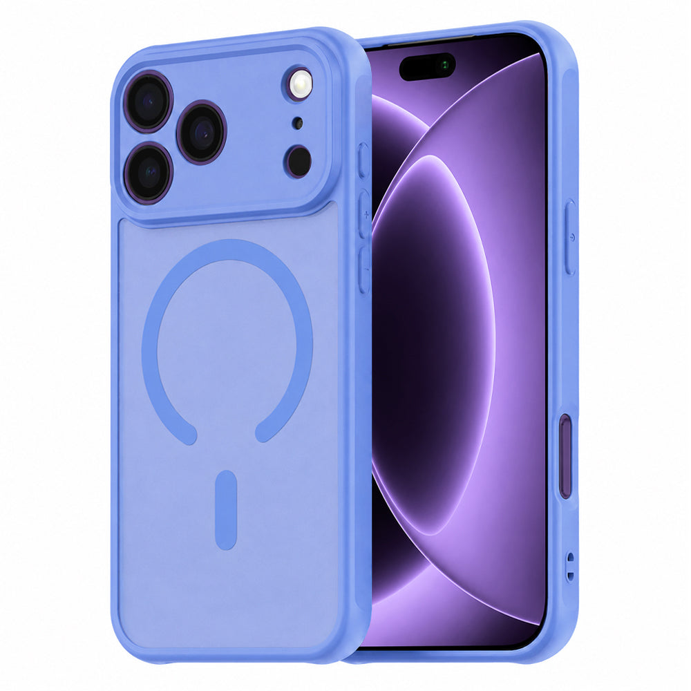 Funda MagSafe para Apple iPhone 18 Pro / 17 Pro, Techsuit, HaloFrost II, Azul