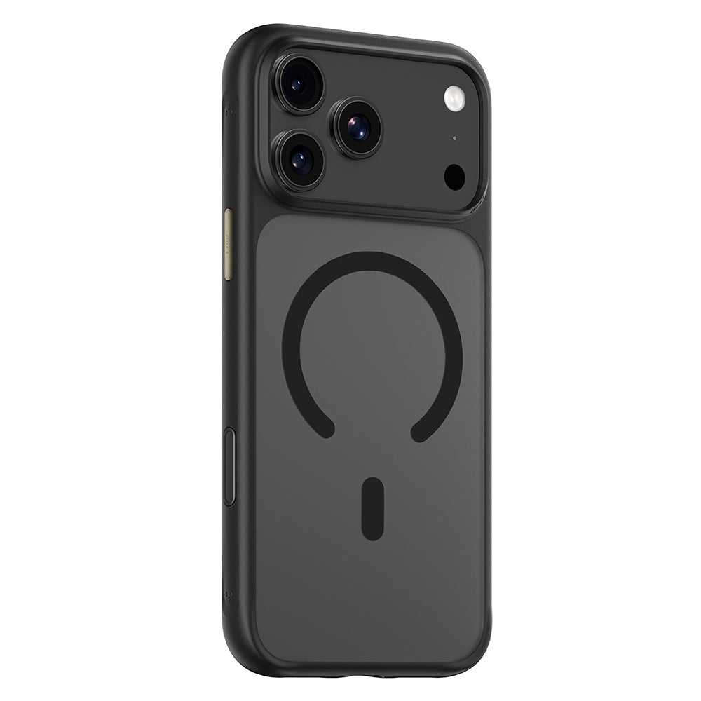 Funda MagSafe para Apple iPhone 18 Pro Max / 17 Pro Max, Blueo, respetuosa con la piel y anticaídas, negra satinada