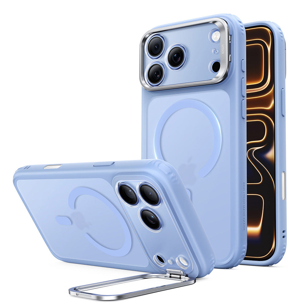 Funda MagSafe para Apple iPhone 18 Pro Max / 17 Pro Max, ESR, Classic Hybrid Kickstand, Azul Satinado