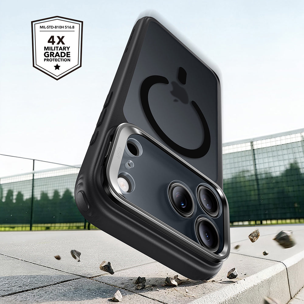 Funda MagSafe para Apple iPhone 18 Pro Max / 17 Pro Max, ESR, Classic Hybrid Kickstand, Negra Satinada