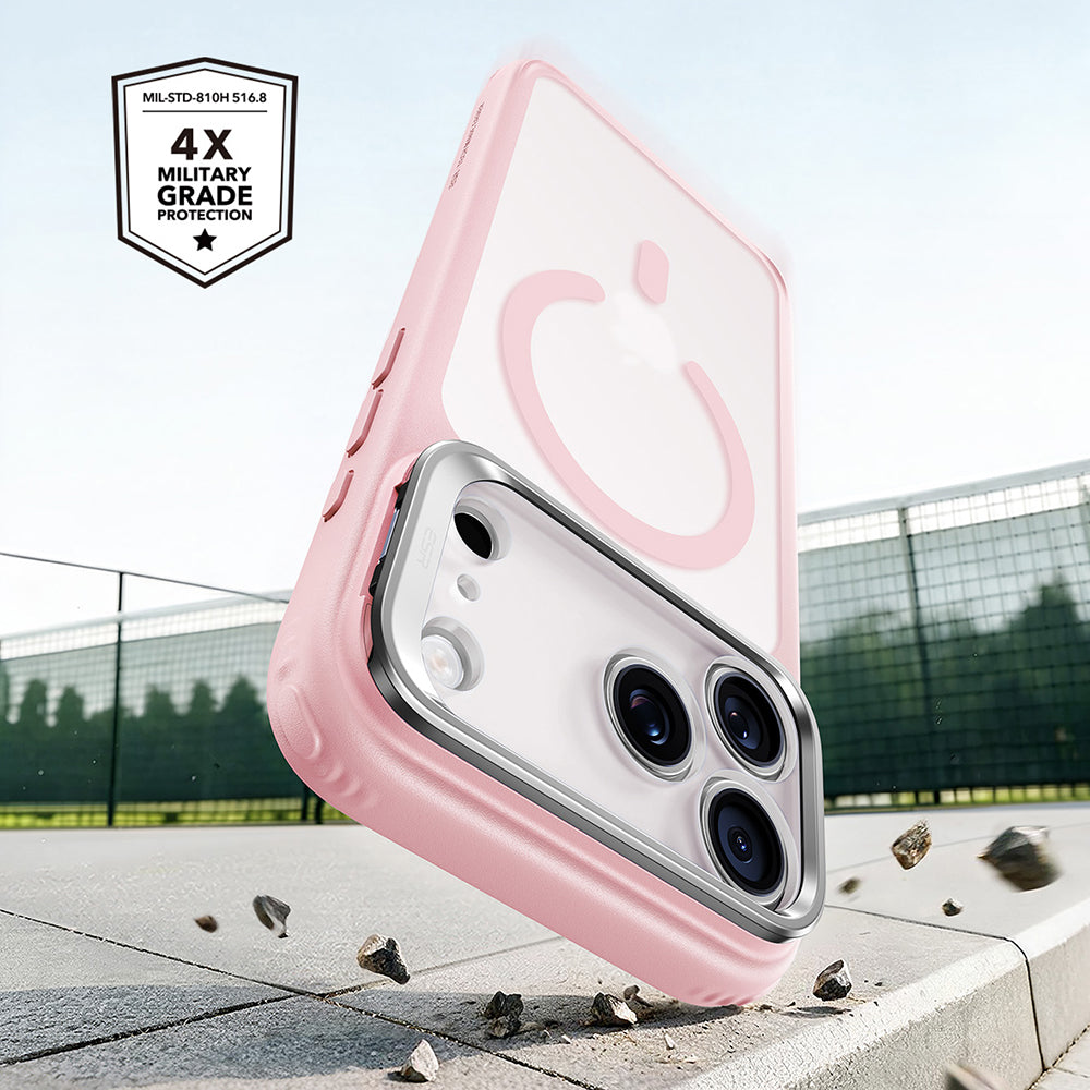 Funda MagSafe para Apple iPhone 18 Pro Max / 17 Pro Max, ESR, Classic Hybrid Kickstand, Rosa Satinado