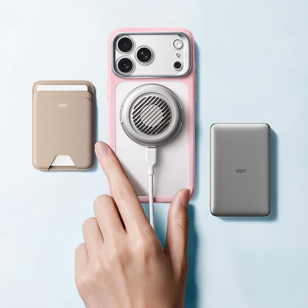 Funda MagSafe para Apple iPhone 18 Pro Max / 17 Pro Max, ESR, Classic Hybrid Kickstand, Rosa Satinado