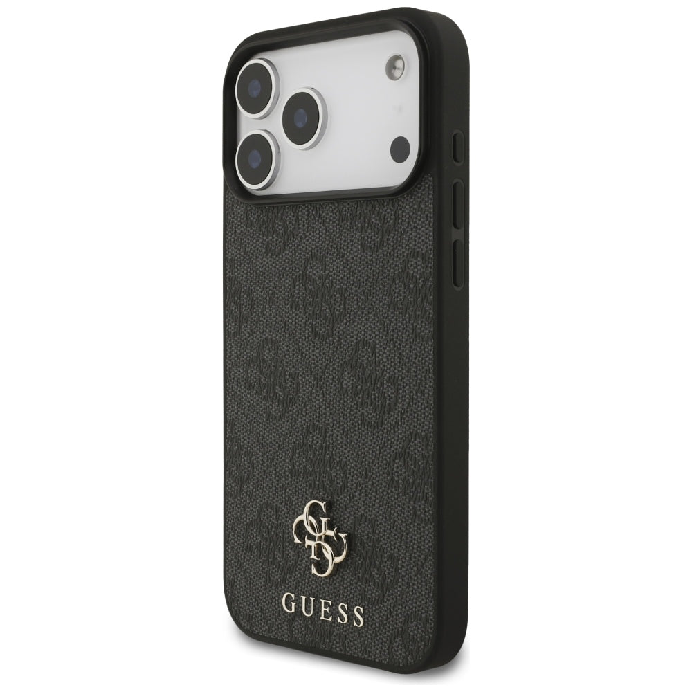 Funda MagSafe para Apple iPhone 18 Pro Max / 17 Pro Max, Guess, 4G Small and Classic, Negra