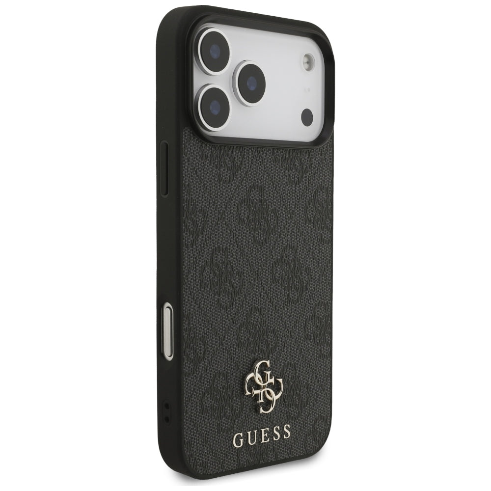 Funda MagSafe para Apple iPhone 18 Pro Max / 17 Pro Max, Guess, 4G Small and Classic, Negra