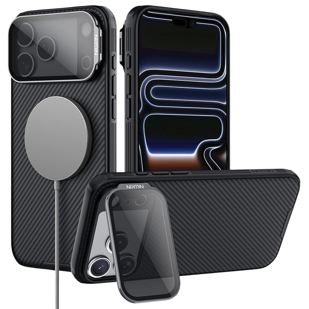 Funda MagSafe para Apple iPhone 18 Pro Max / 17 Pro Max, Nillkin, CamShield Prop, Negra