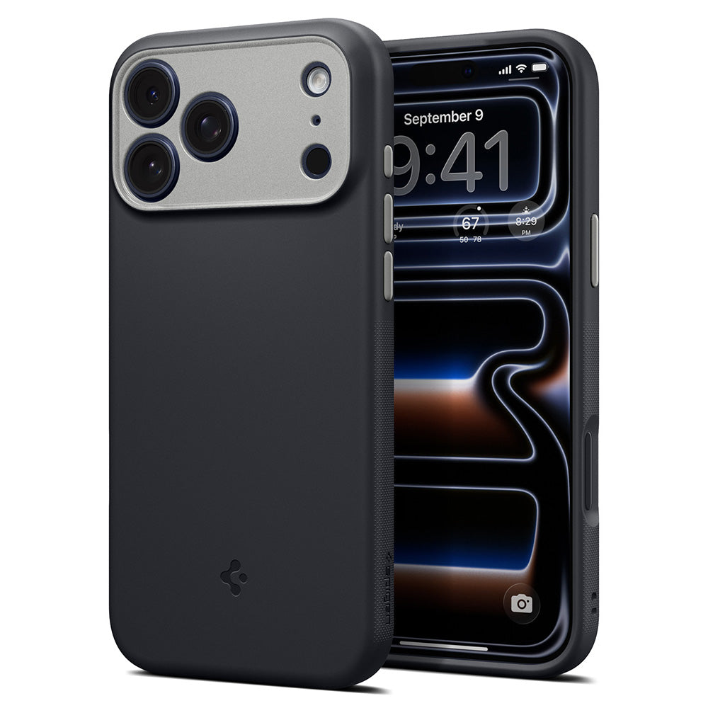 Funda MagSafe para Apple iPhone 18 Pro Max / 17 Pro Max, Spigen, Caseology Nano Pop, Negra ACS12142