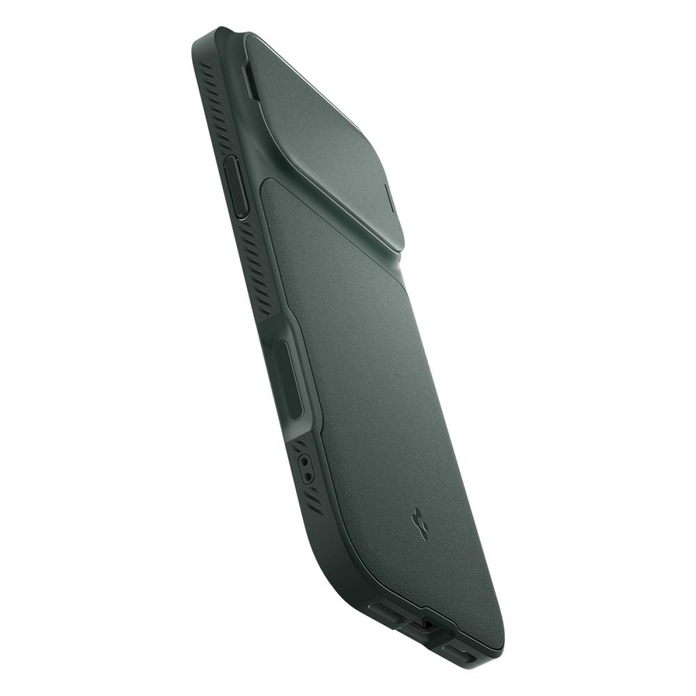 Funda MagSafe para Apple iPhone 18 Pro Max / 17 Pro Max, Spigen, Optik Armor, Verde ACS09901