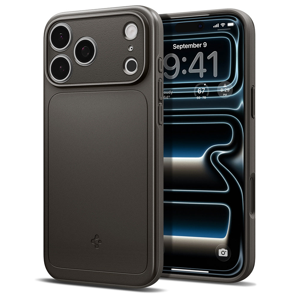 Funda MagSafe para Apple iPhone 18 Pro Max / 17 Pro Max, Spigen, Thin Fit, Gris ACS12107