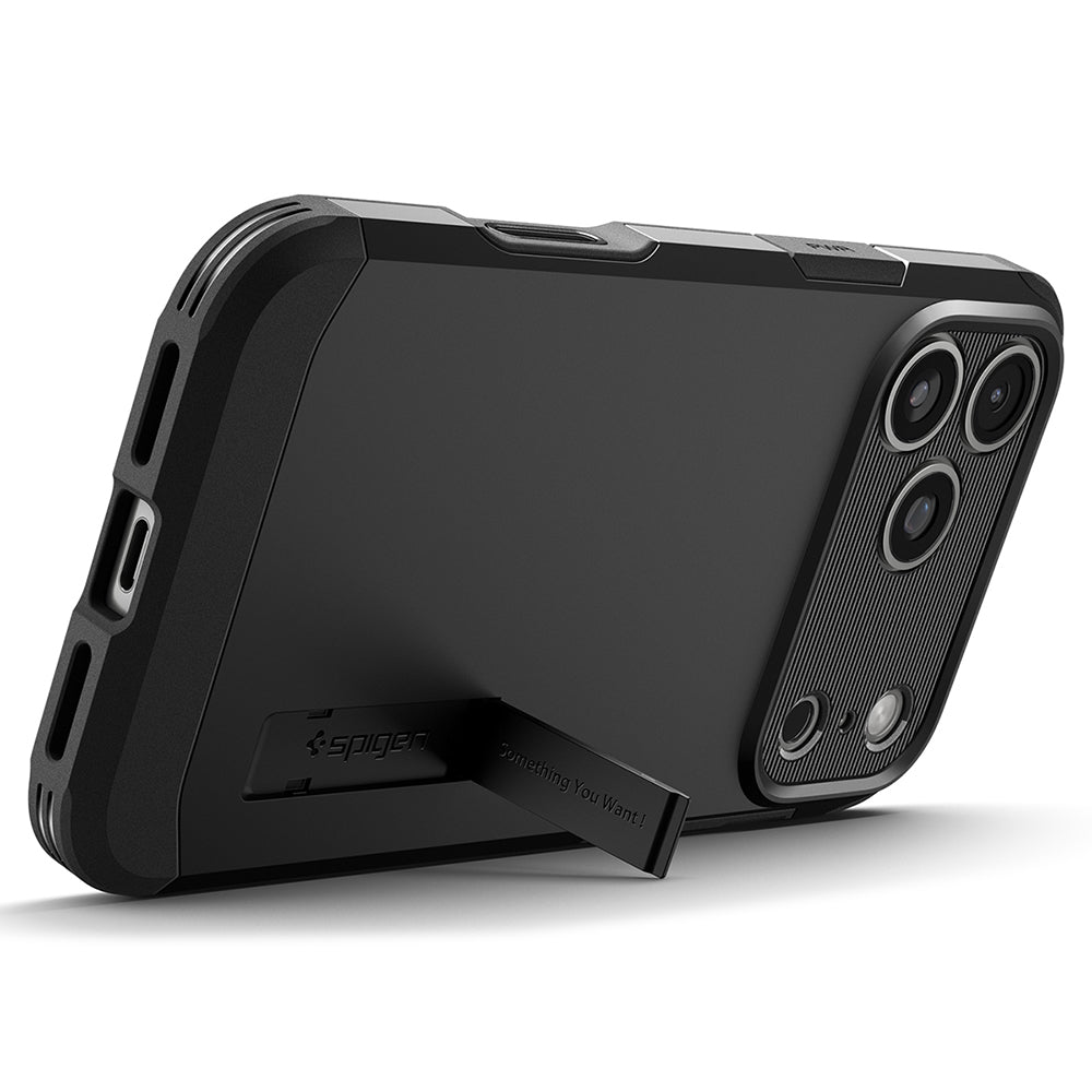 Funda MagSafe para Apple iPhone 18 Pro Max / 17 Pro Max, Spigen, Tough Armor T, Negra ACS12136