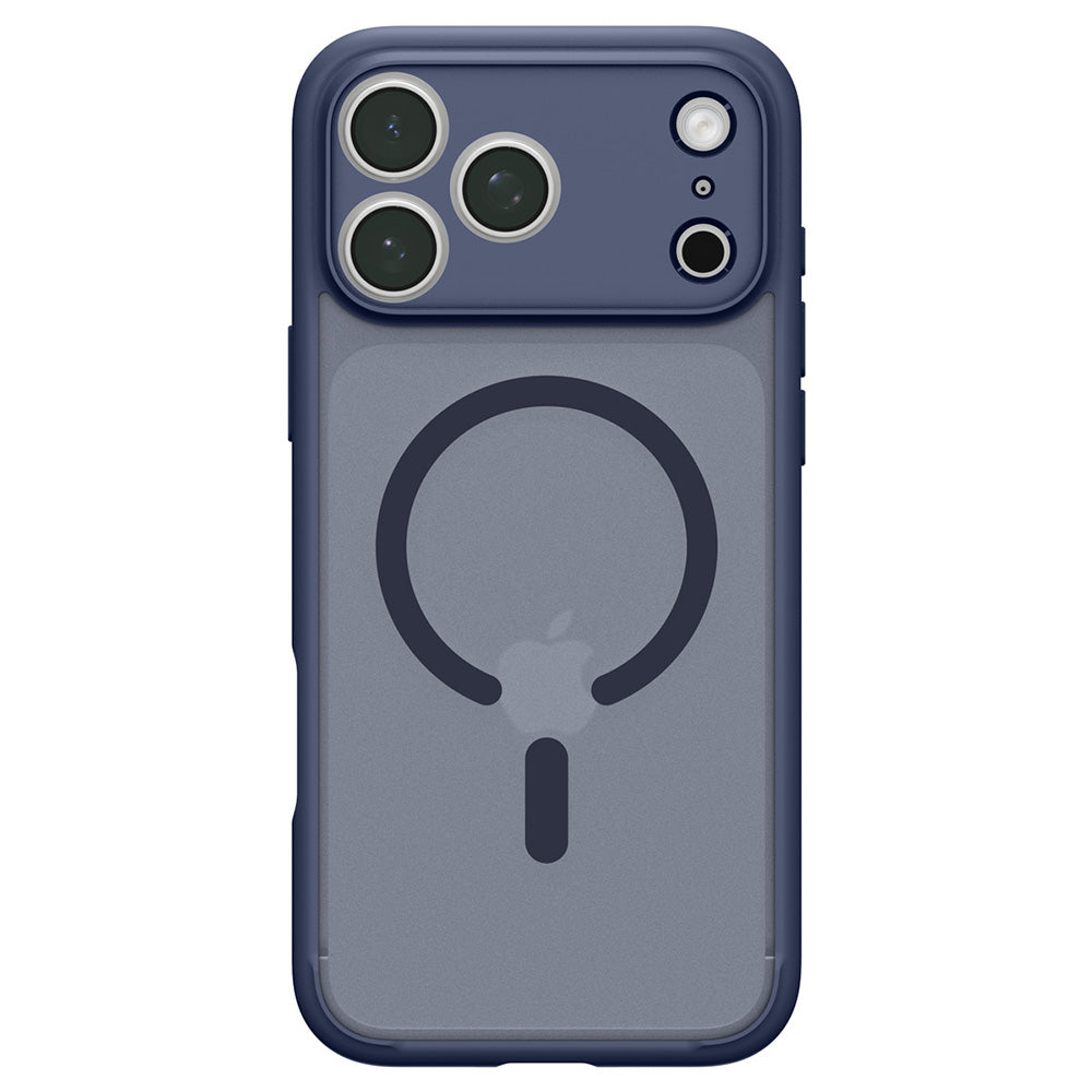 Funda MagSafe para Apple iPhone 18 Pro Max / 17 Pro Max, Spigen, Ultra Hybrid, Azul Marino Satinado ACS11918