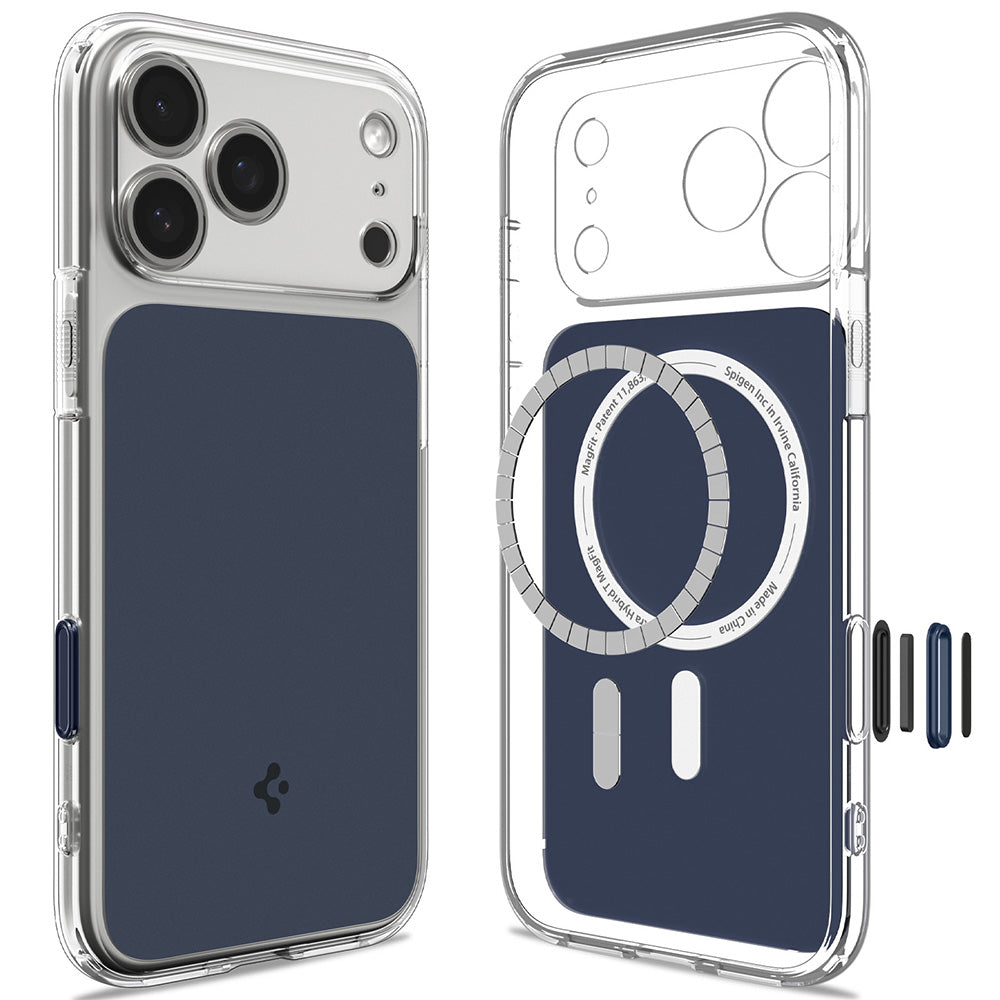 Funda MagSafe para Apple iPhone 18 Pro Max / 17 Pro Max, Spigen, Ultra Hybrid T, Azul Mate ACS12135