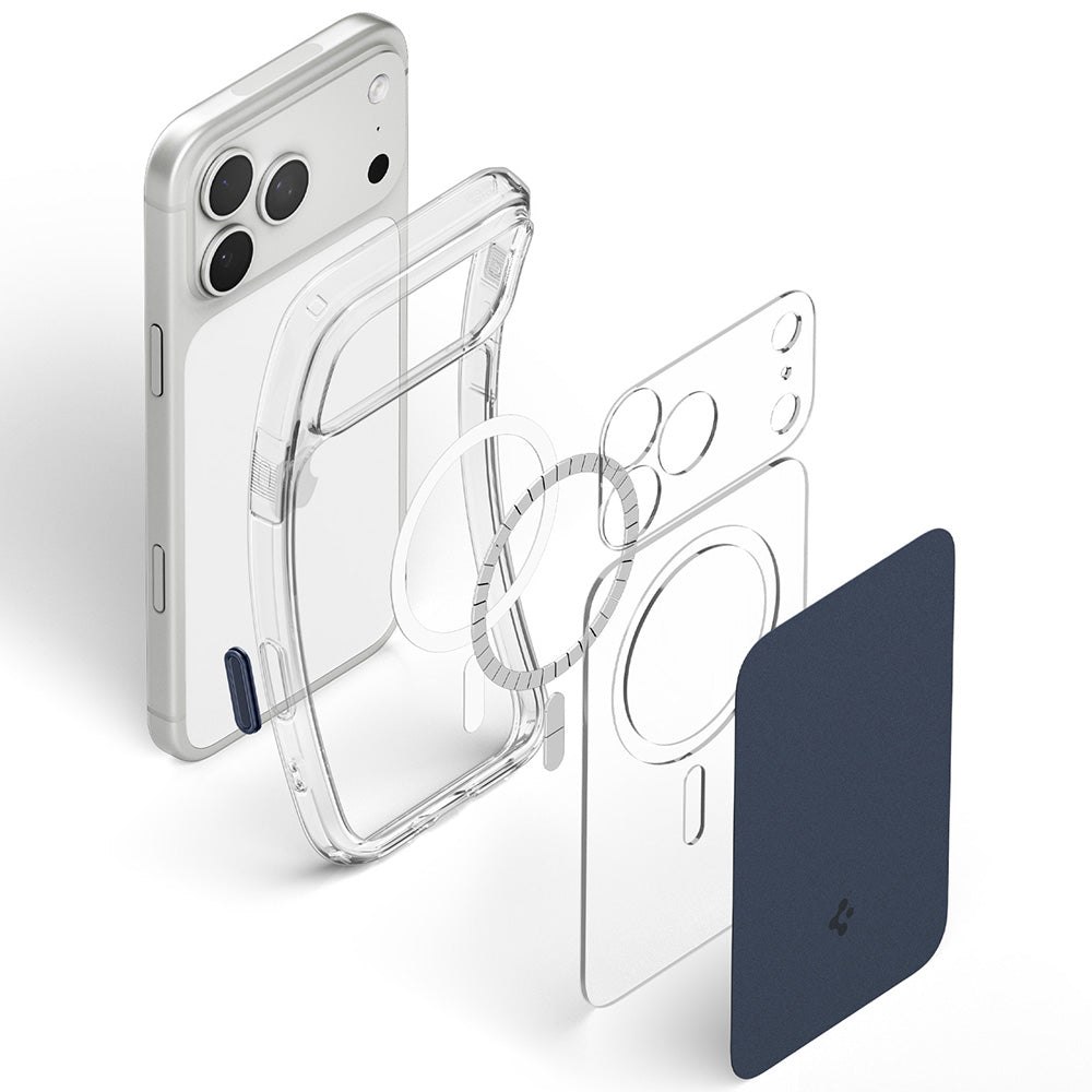 Funda MagSafe para Apple iPhone 18 Pro Max / 17 Pro Max, Spigen, Ultra Hybrid T, Azul Mate ACS12135
