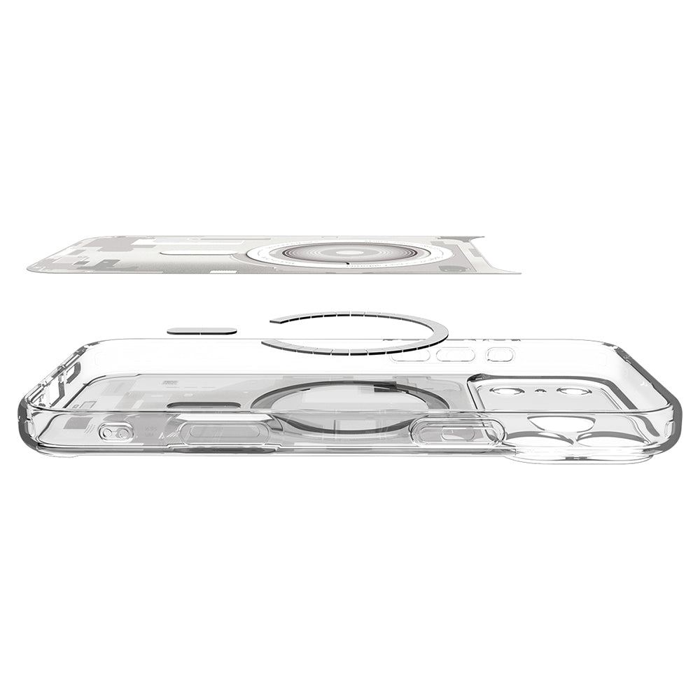 Funda MagSafe para Apple iPhone 18 Pro Max / 17 Pro Max, Spigen, Ultra Hybrid Zero One, Blanca ACS12126