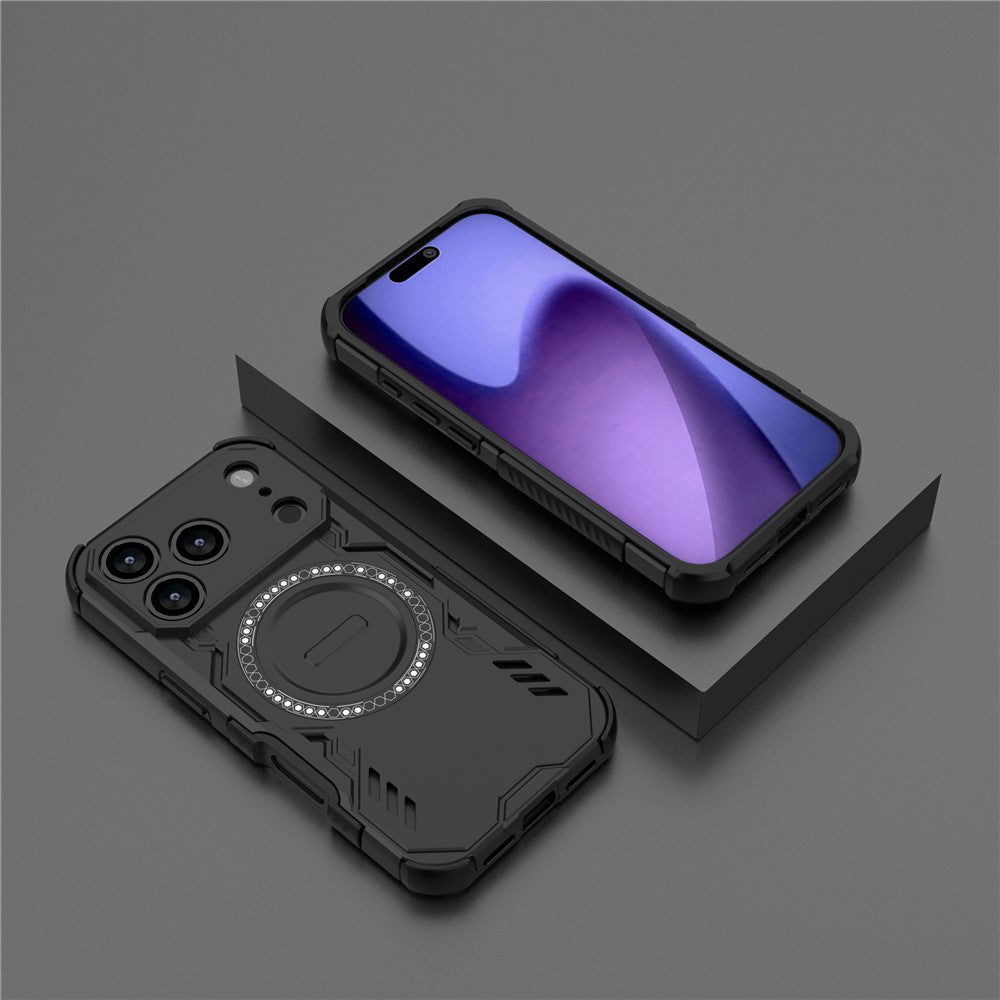 Funda MagSafe para Apple iPhone 18 Pro Max / 17 Pro Max, Techsuit, ArmorMag, Negra
