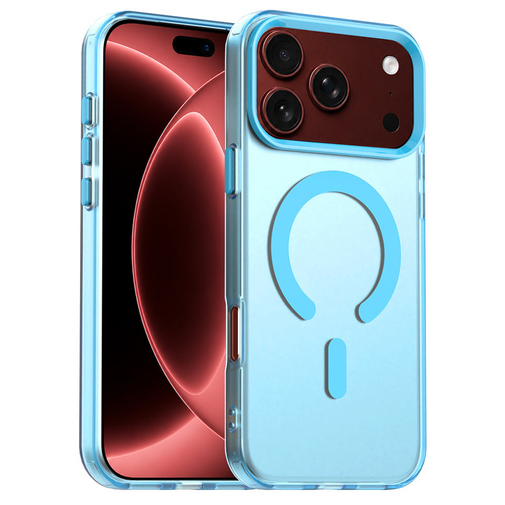 Funda MagSafe para Apple iPhone 18 Pro Max / 17 Pro Max, Techsuit, CandyCase, Azul