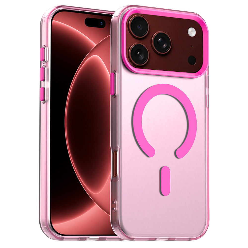 Funda MagSafe para Apple iPhone 18 Pro Max / 17 Pro Max, Techsuit, CandyCase, Rosa