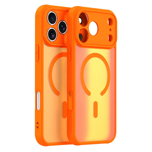 Funda MagSafe para Apple iPhone 18 Pro Max / 17 Pro Max, Techsuit, HaloFrost II, Naranja