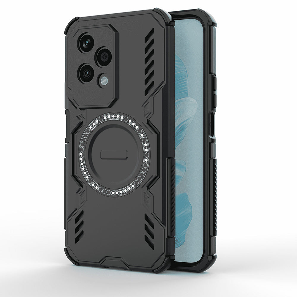 Funda MagSafe para Honor 200 Lite, Techsuit, ArmorMag, Negra