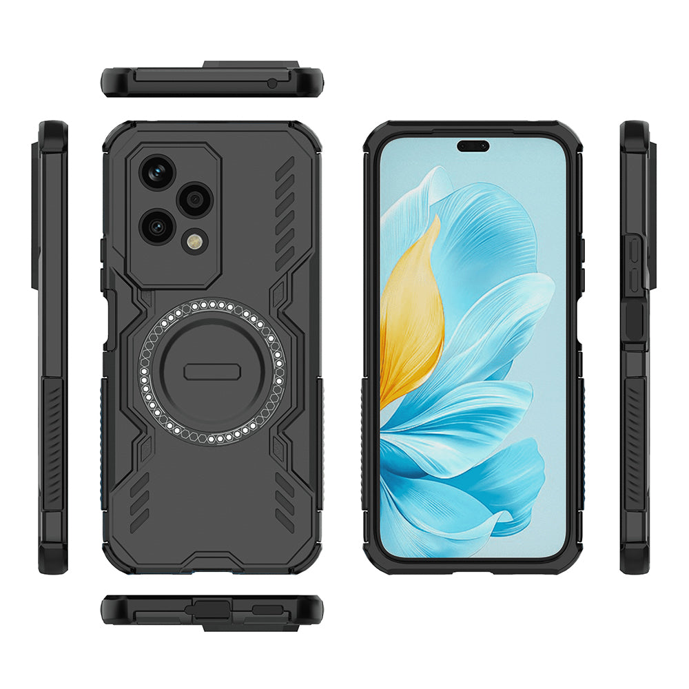 Funda MagSafe para Honor 200 Lite, Techsuit, ArmorMag, Negra