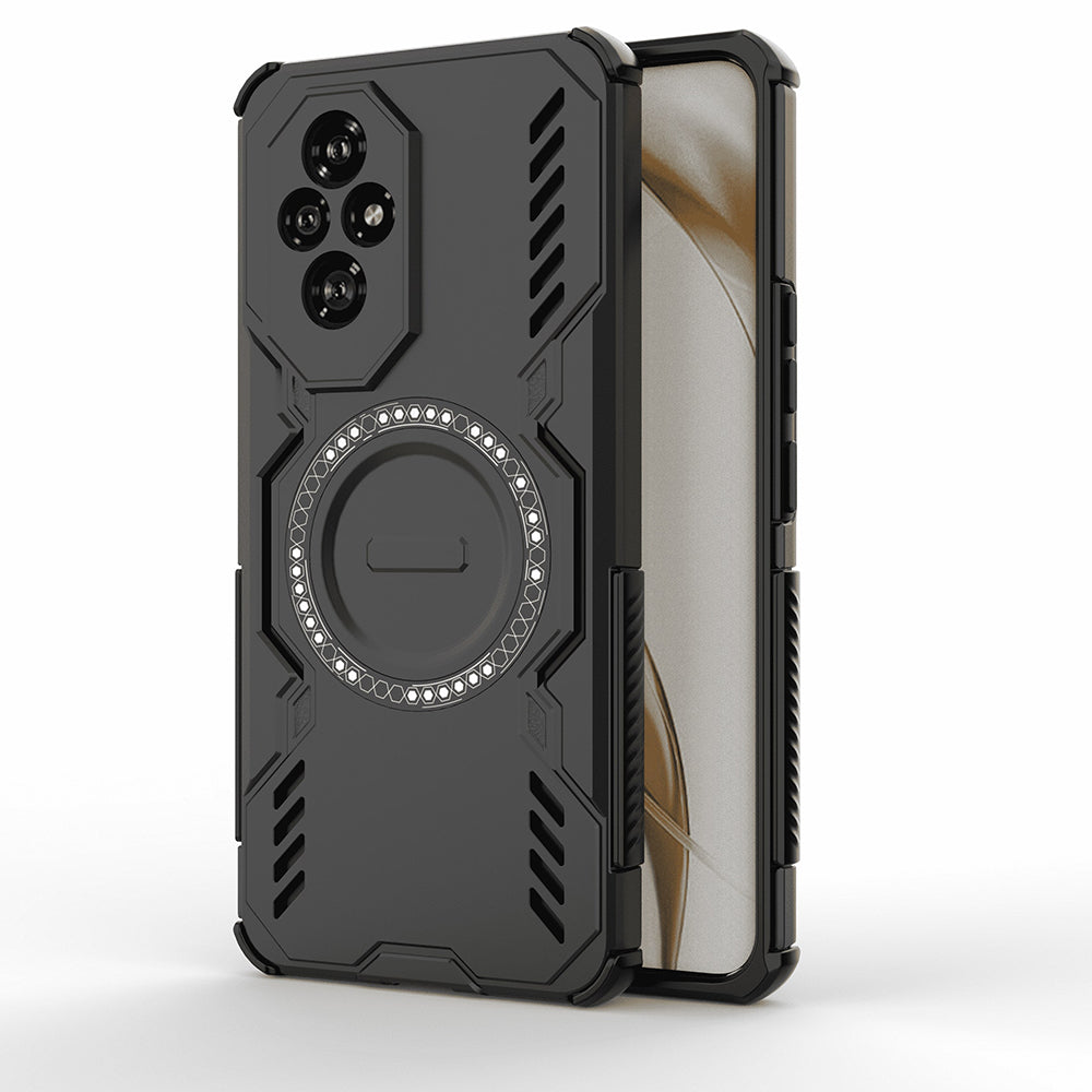 Funda MagSafe para Honor 200, Techsuit, ArmorMag, Negra