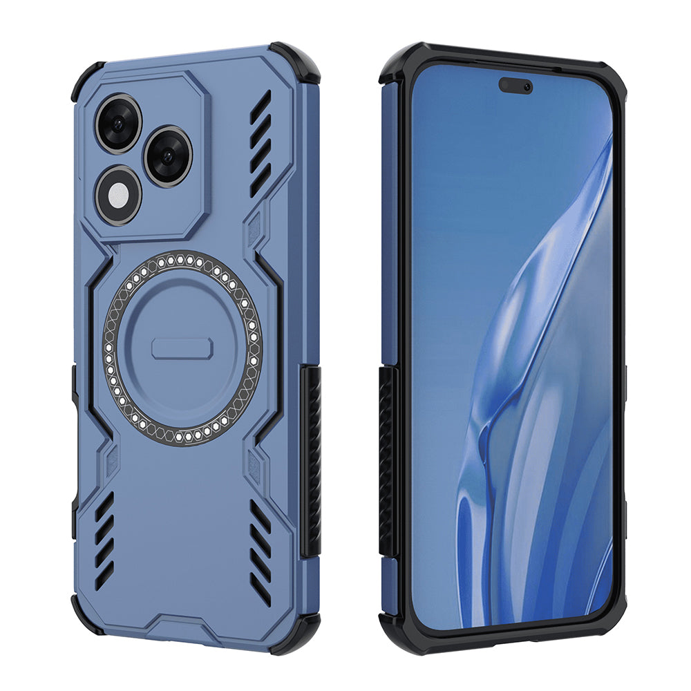 Funda MagSafe para Honor 400 Lite, Techsuit, ArmorMag, Azul