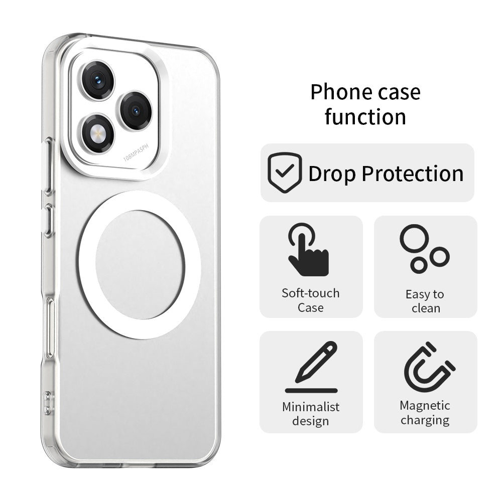 Funda MagSafe para Honor 400 Lite, Techsuit, CandyCase, Blanca
