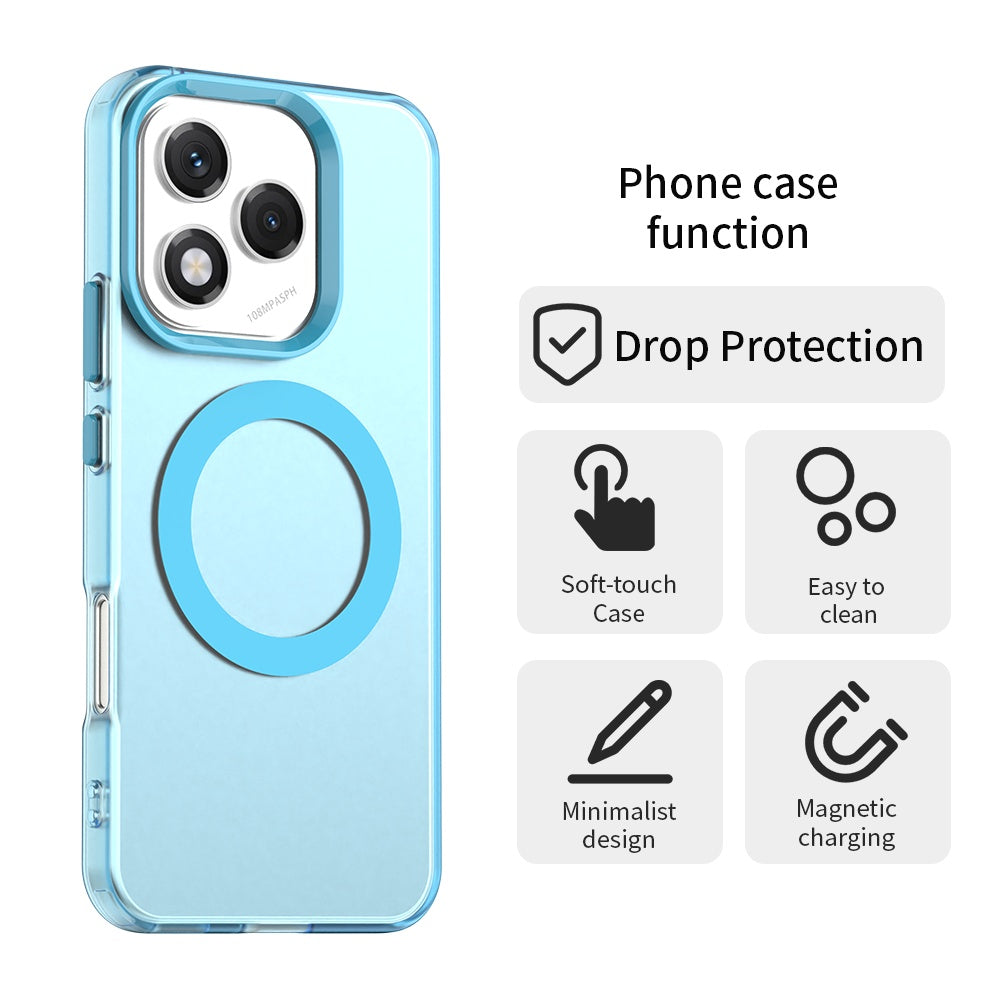 Funda MagSafe para Honor 400 Lite, Techsuit, CandyCase, Azul