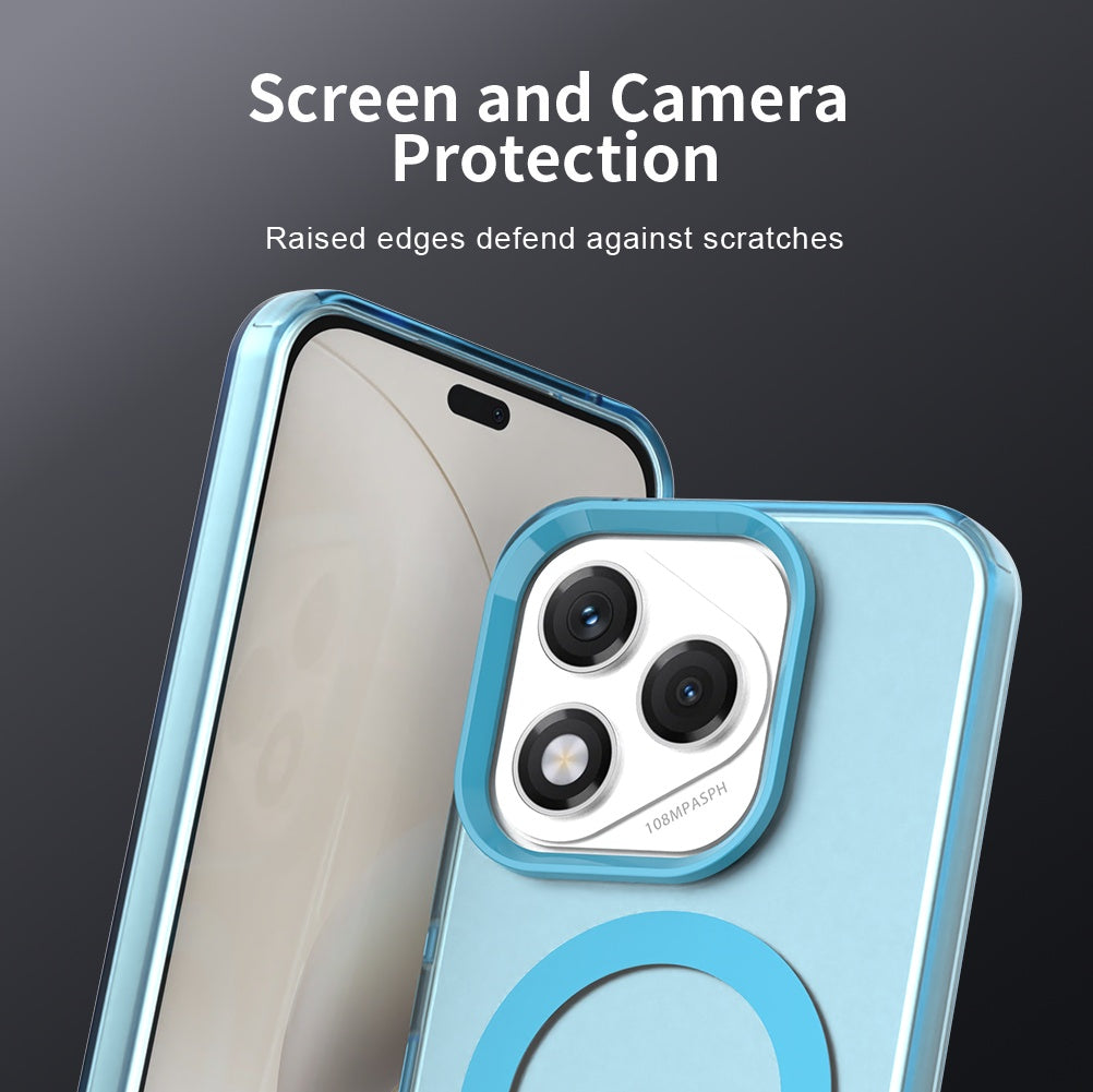 Funda MagSafe para Honor 400 Lite, Techsuit, CandyCase, Azul