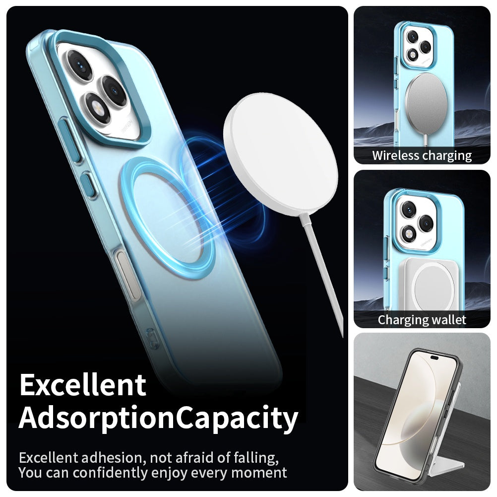Funda MagSafe para Honor 400 Lite, Techsuit, CandyCase, Azul