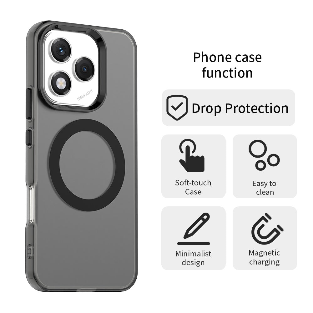 Funda MagSafe para Honor 400 Lite, Techsuit, CandyCase, Negra