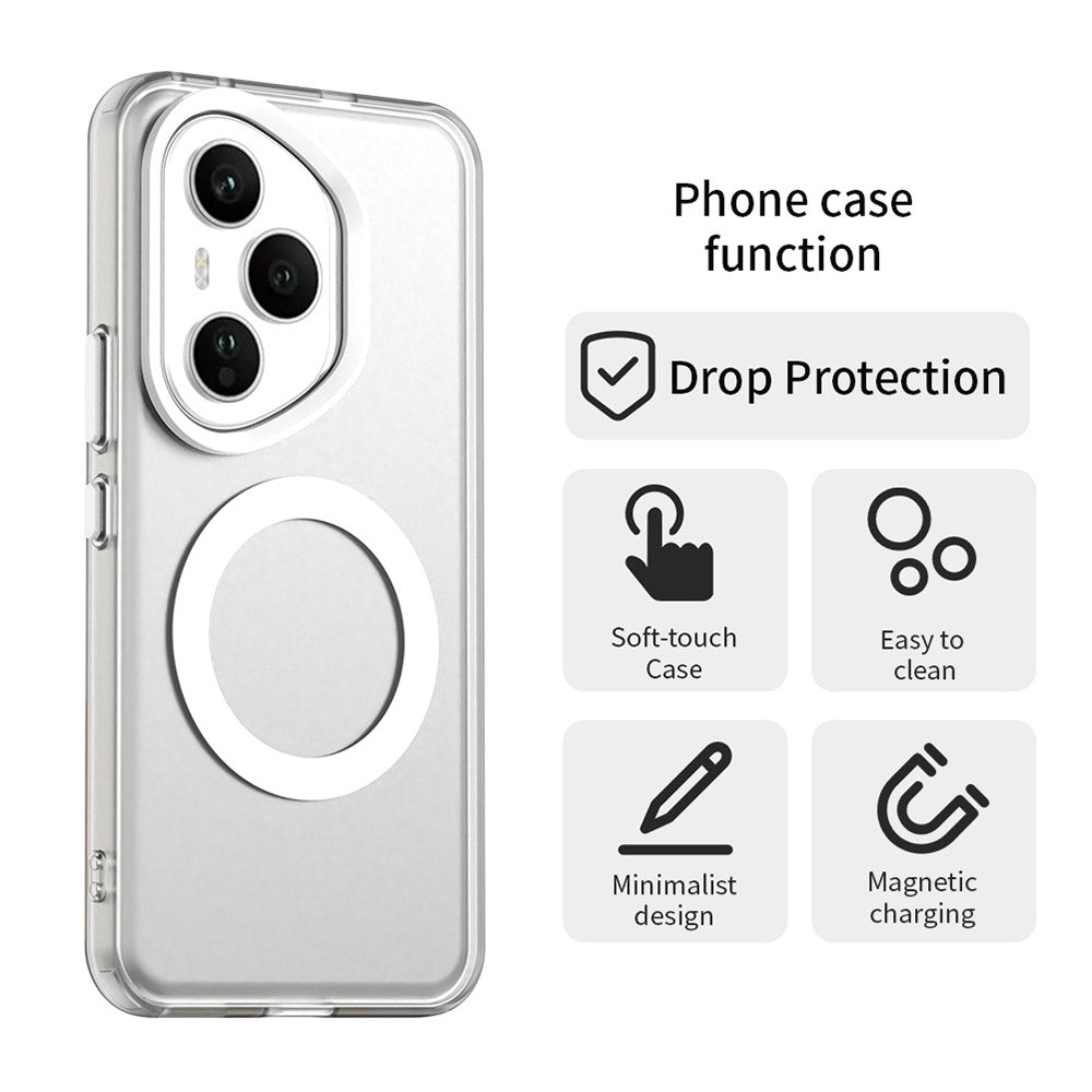 Funda MagSafe para Honor 400 Pro, Techsuit, CandyCase, Blanca
