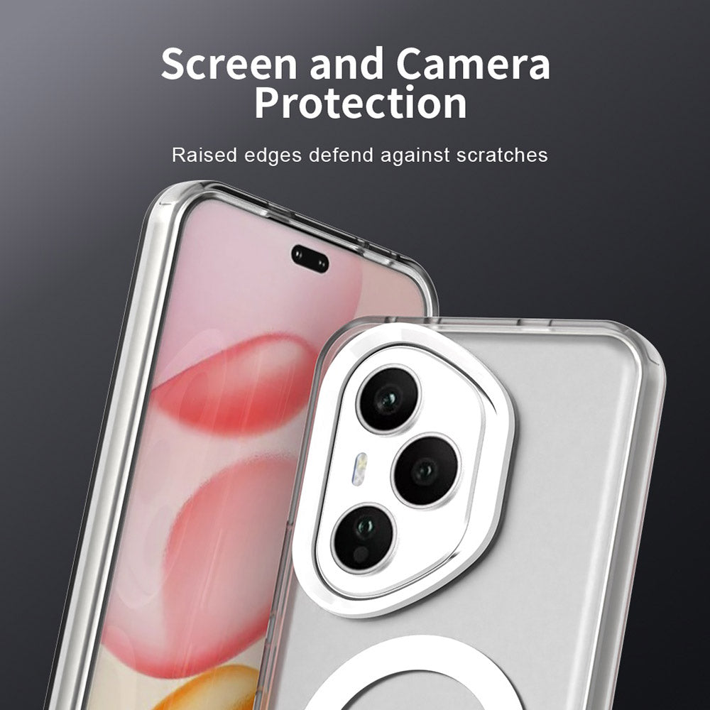 Funda MagSafe para Honor 400 Pro, Techsuit, CandyCase, Blanca