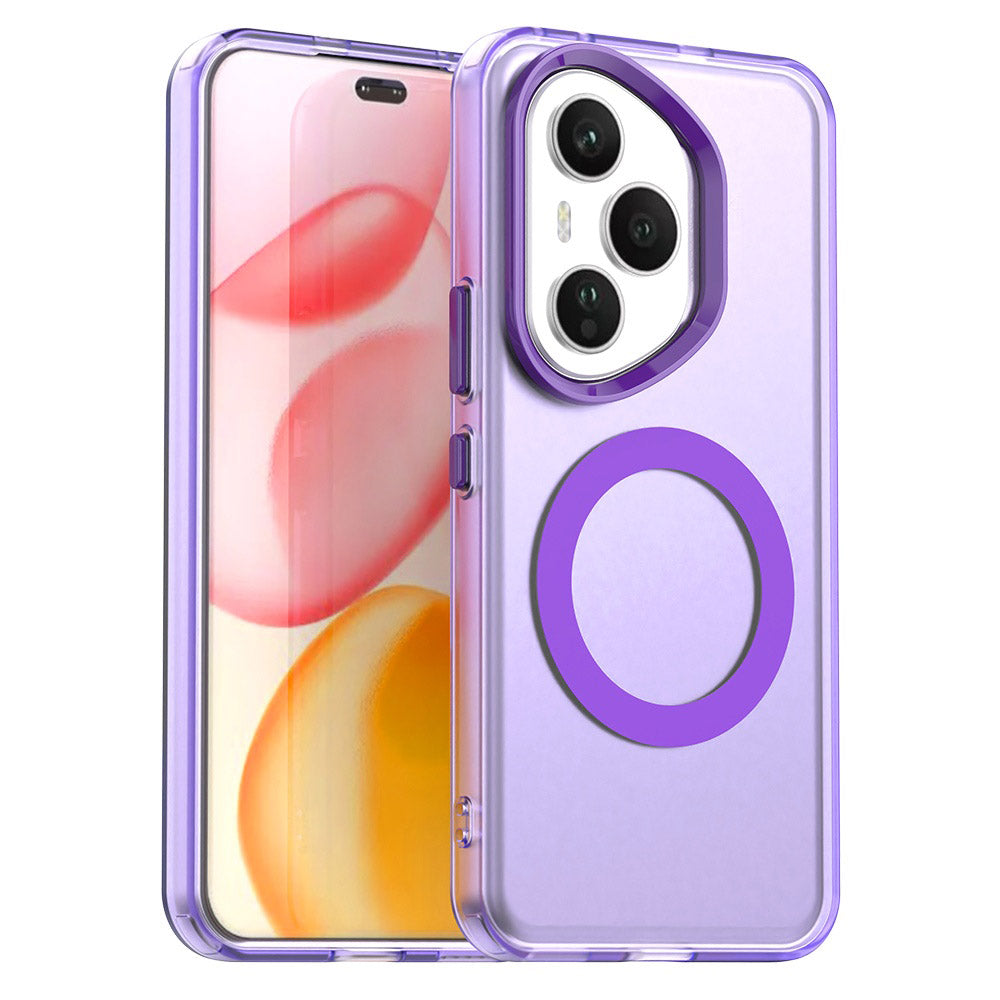 Funda MagSafe para Honor 400 Pro, Techsuit, CandyCase, Morado