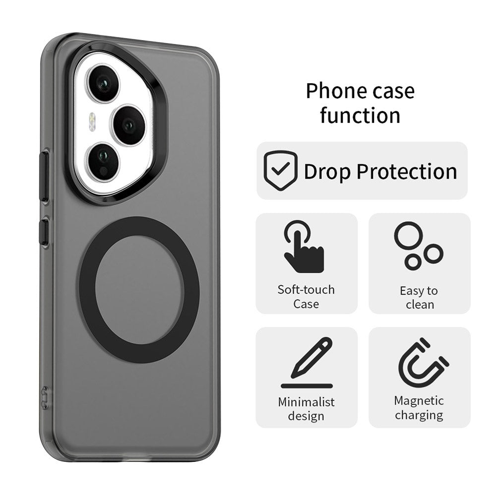 Funda MagSafe para Honor 400 Pro, Techsuit, CandyCase, Negra