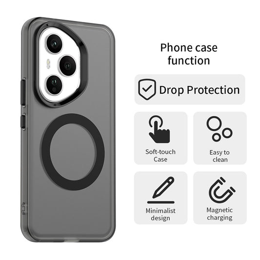 MagSafe Case for Honor 400 Pro, Techsuit, CandyCase, Black