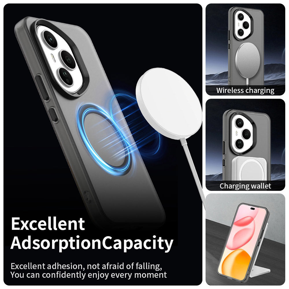 Funda MagSafe para Honor 400 Pro, Techsuit, CandyCase, Negra