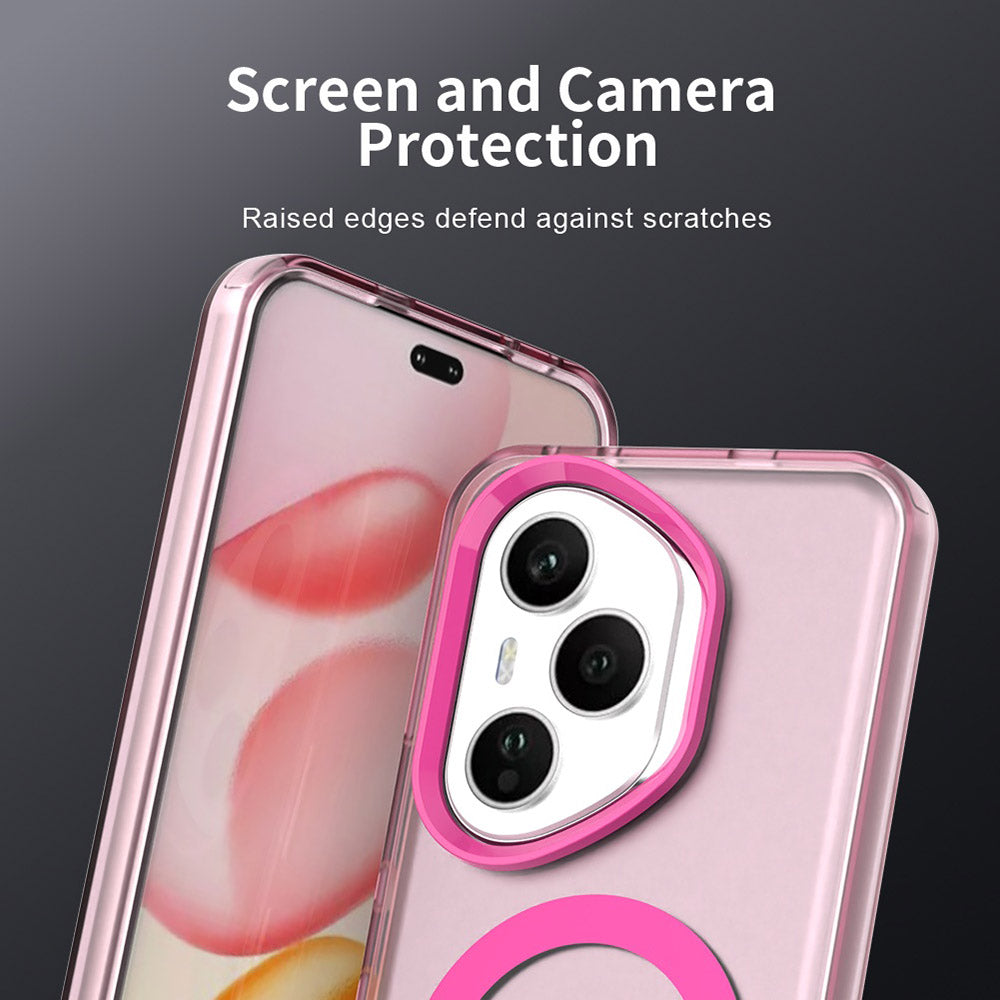 Funda MagSafe para Honor 400 Pro, Techsuit, CandyCase, Rosa