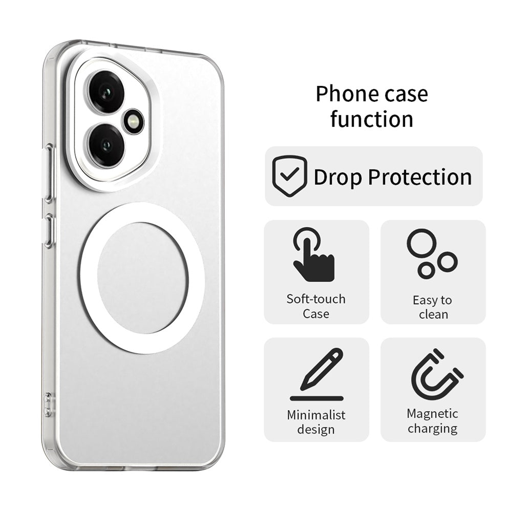 Funda MagSafe para Honor 400, Techsuit, CandyCase, Blanca
