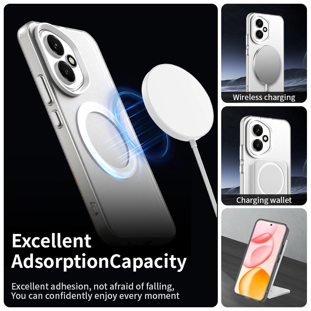Funda MagSafe para Honor 400, Techsuit, CandyCase, Blanca