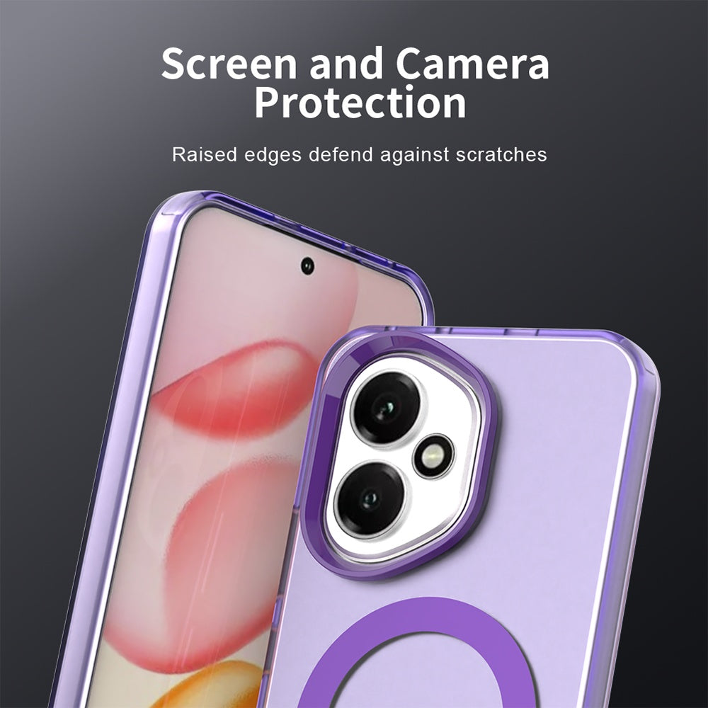 Funda MagSafe para Honor 400, Techsuit, CandyCase, Morado