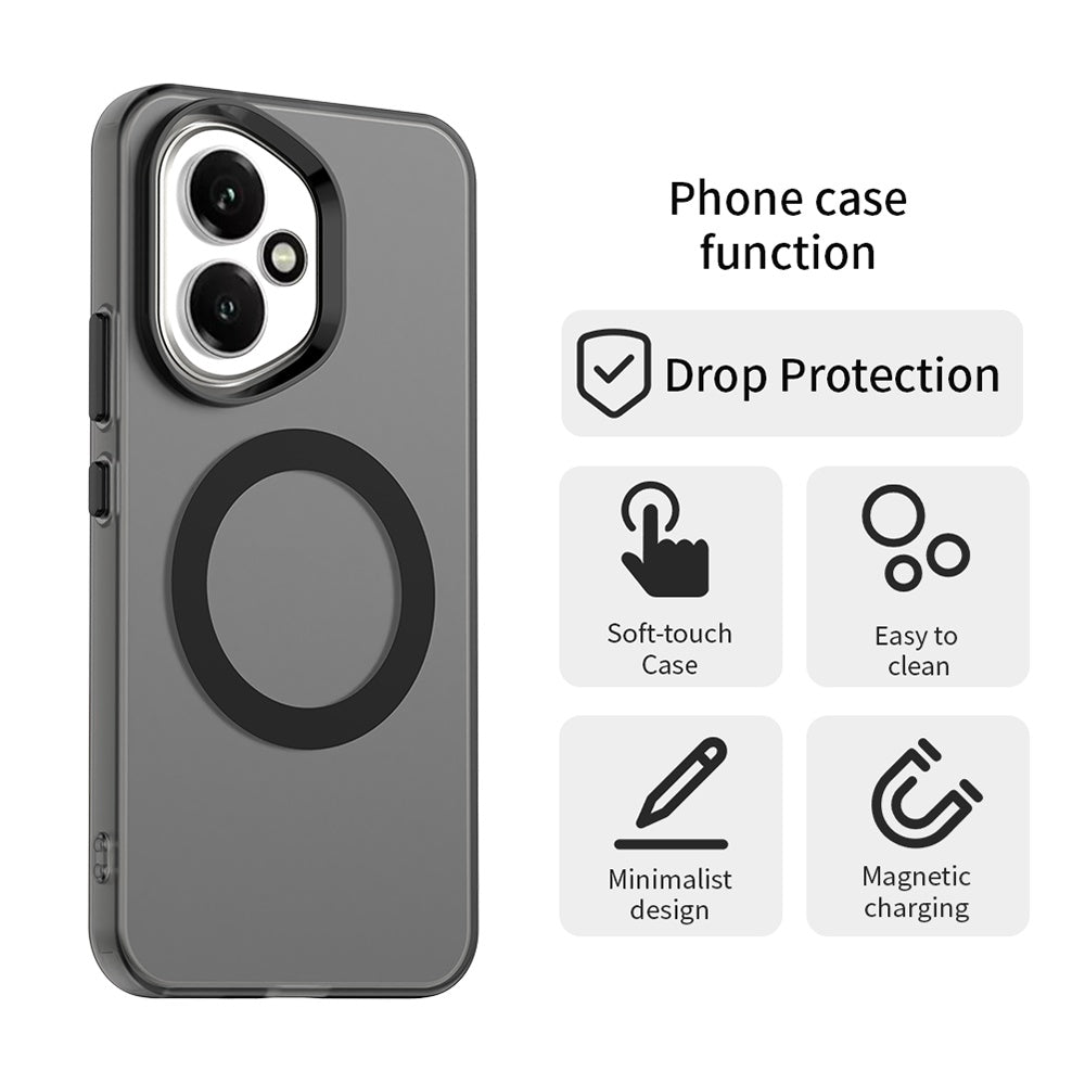 Funda MagSafe para Honor 400, Techsuit, CandyCase, Negra