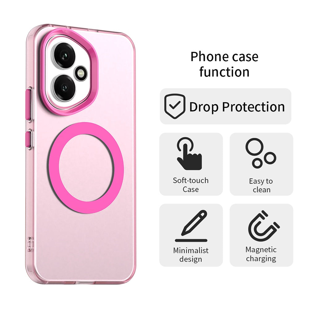 Funda MagSafe para Honor 400, Techsuit, CandyCase, Rosa