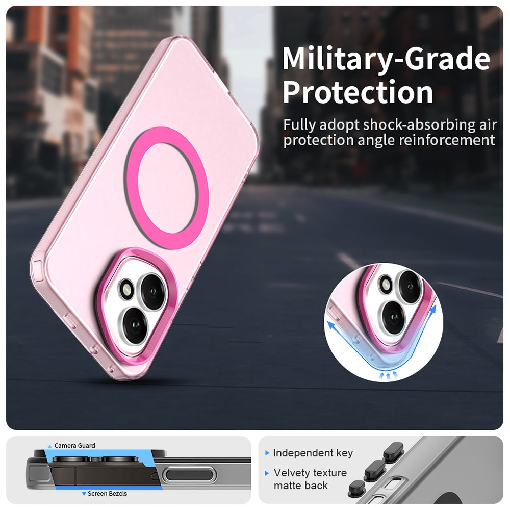 Funda MagSafe para Honor 400, Techsuit, CandyCase, Rosa