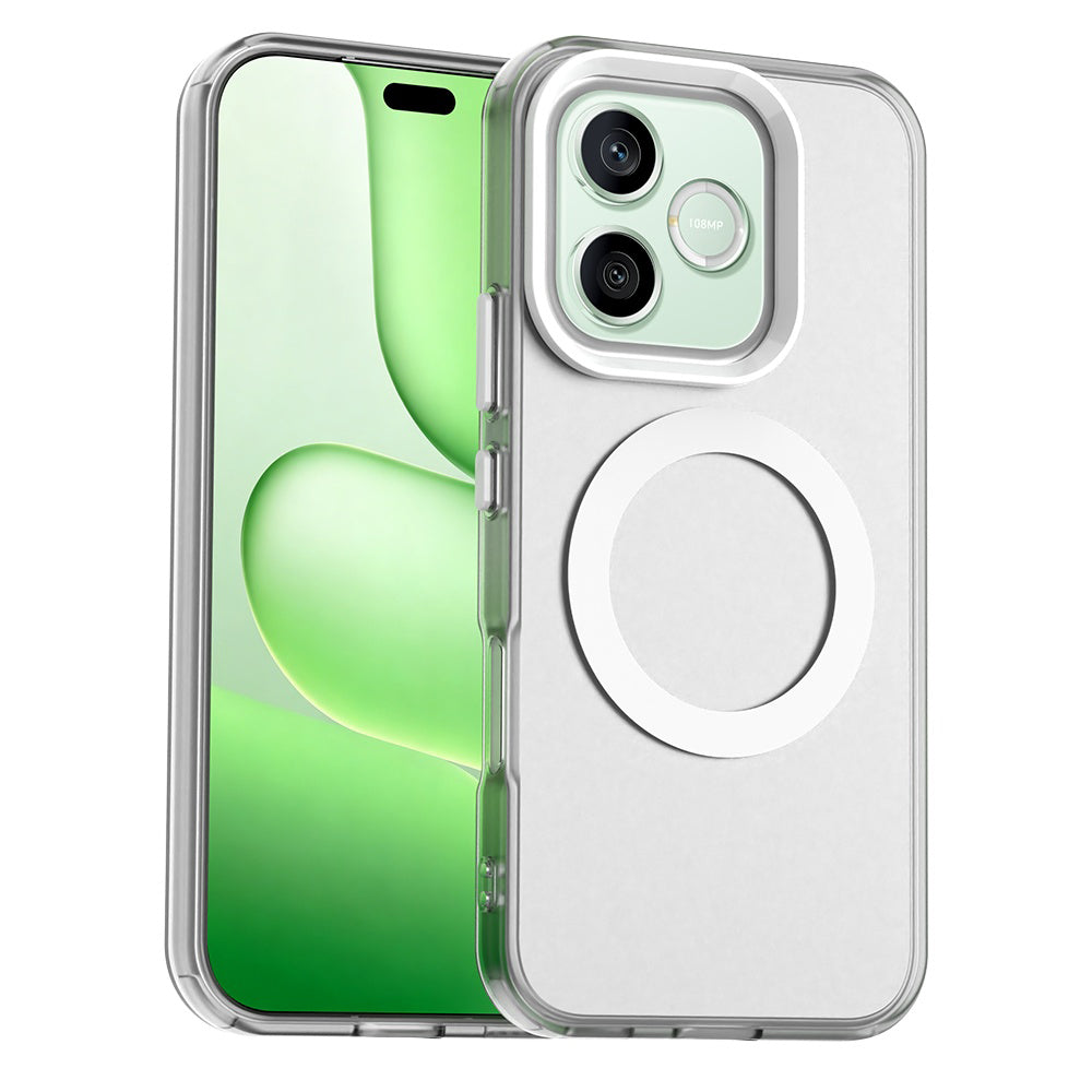 Funda MagSafe para Honor 600 Lite, Techsuit, CandyCase, Blanca