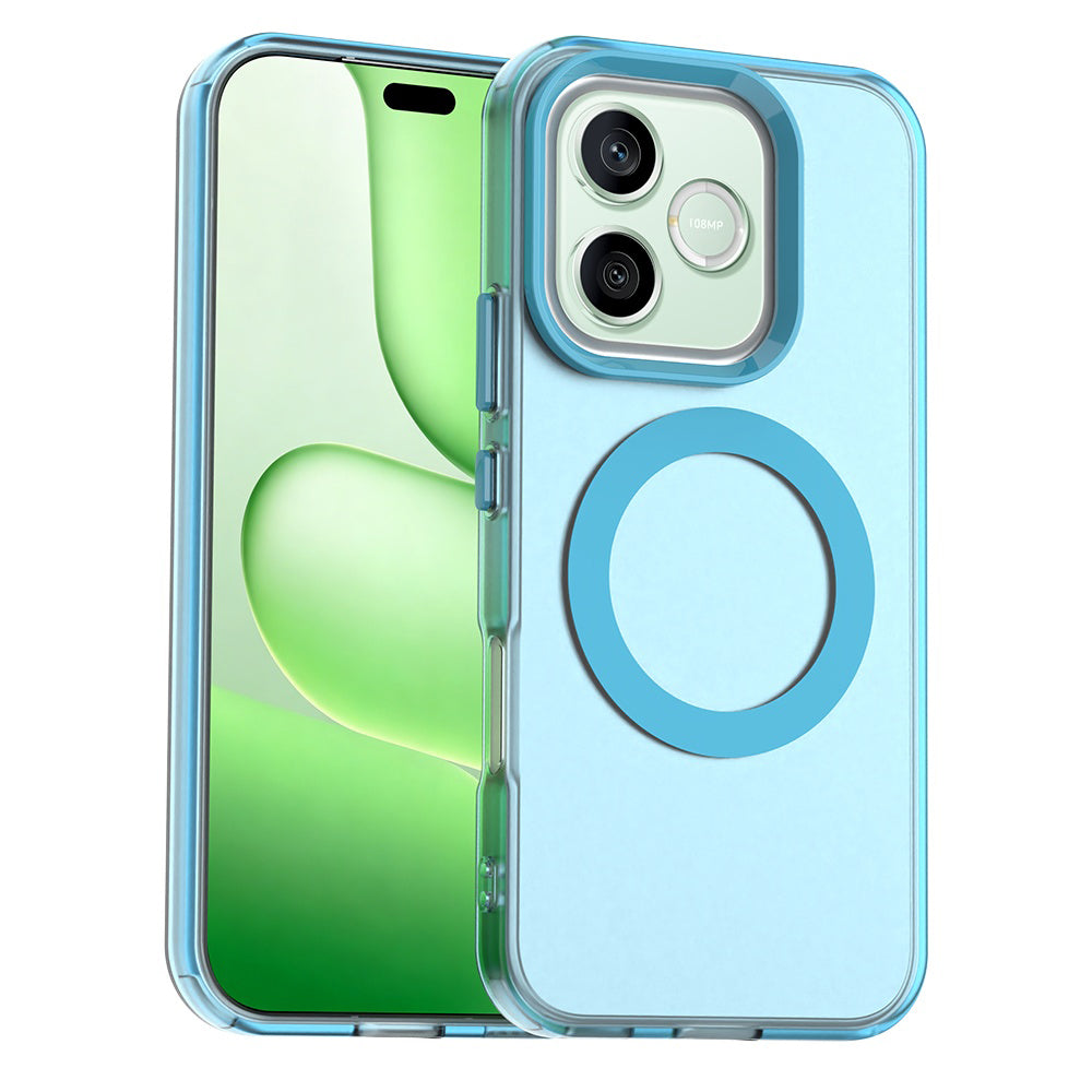 Funda MagSafe para Honor 600 Lite, Techsuit, CandyCase, Azul