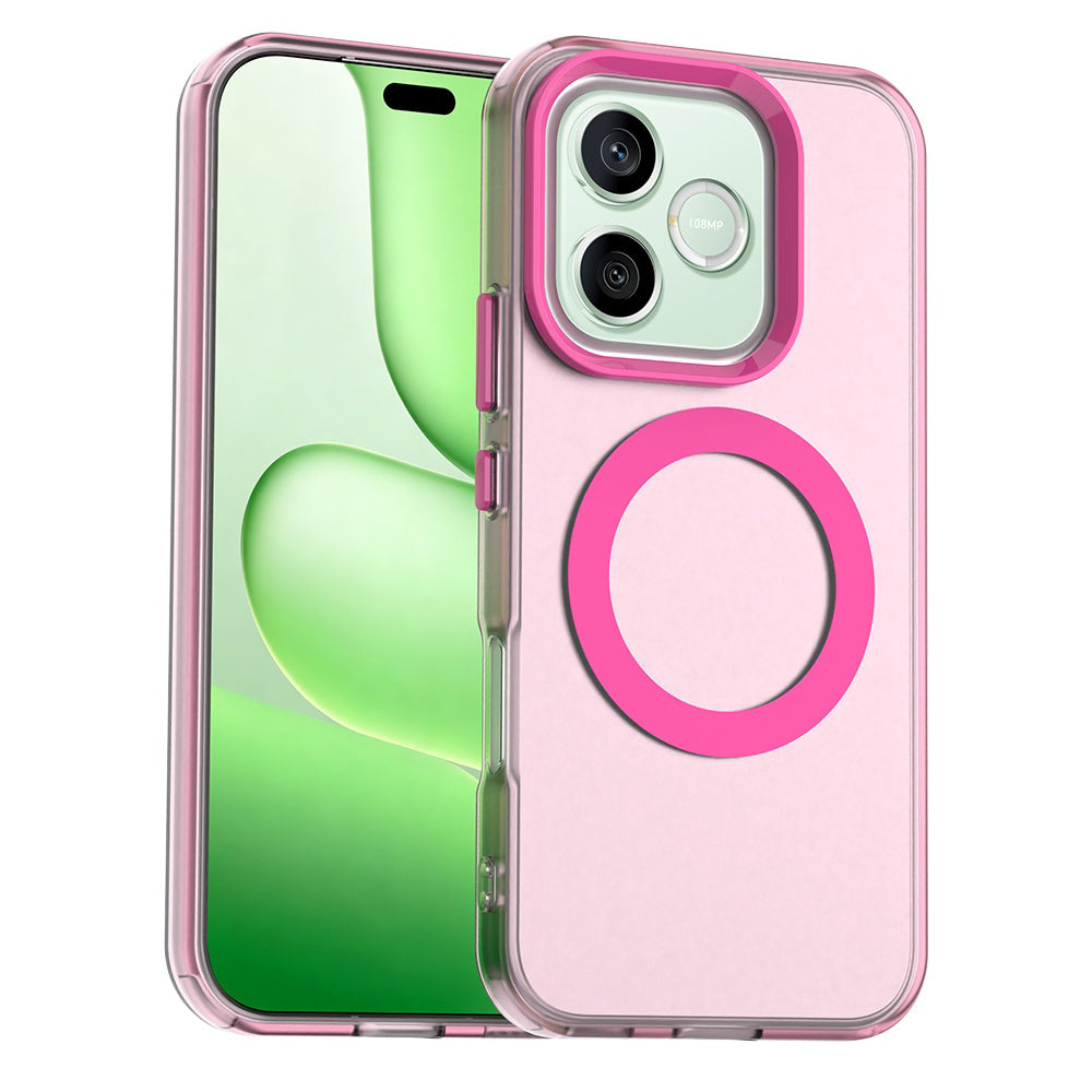 Funda MagSafe para Honor 600 Lite, Techsuit, CandyCase, Rosa