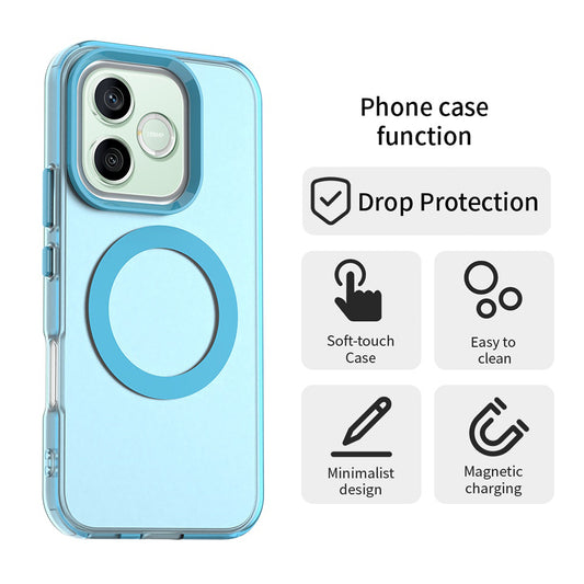 Funda MagSafe para Honor 600 Pro / 600, Techsuit, CandyCase, Azul