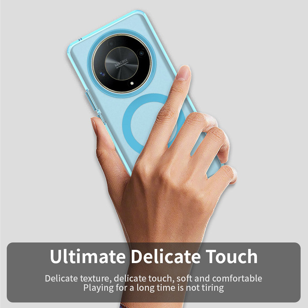Funda MagSafe para Honor Magic6 Lite, Techsuit, CandyCase, Azul