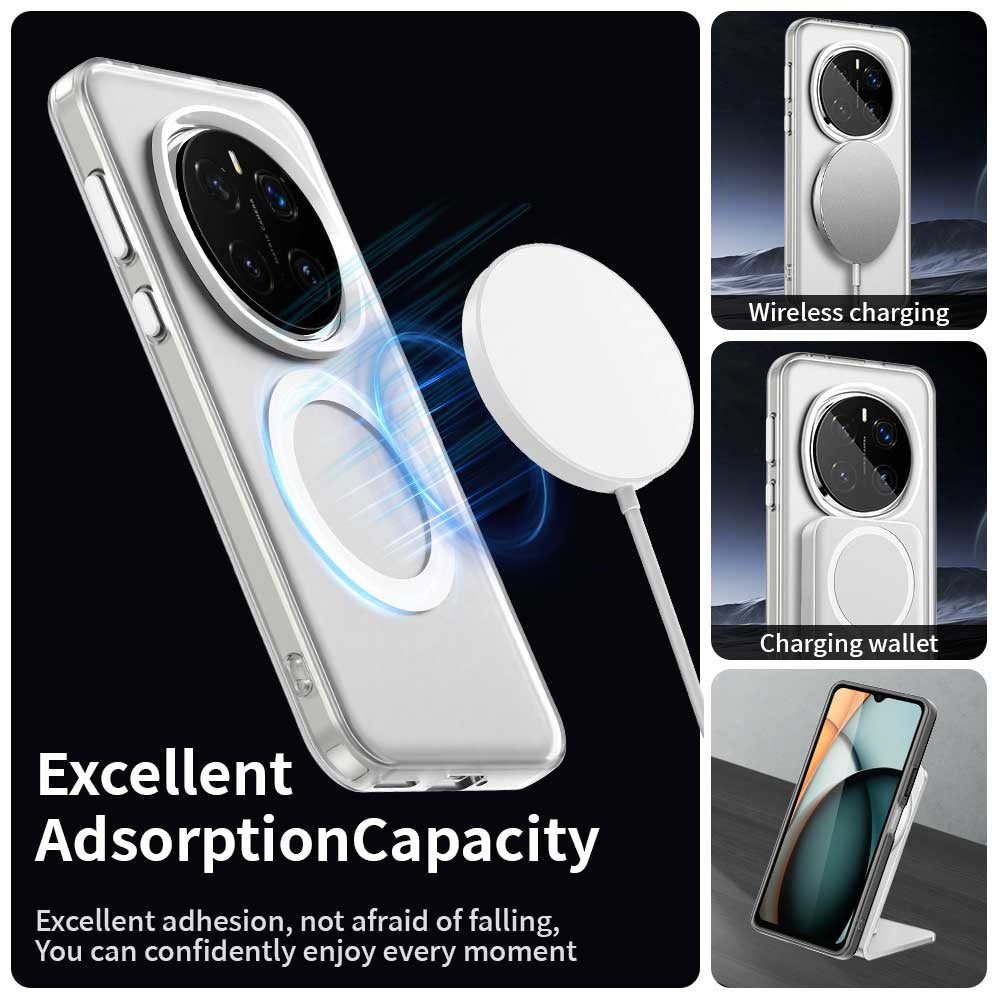 Funda MagSafe para Honor Magic7 Pro, Techsuit, CandyCase, Blanca